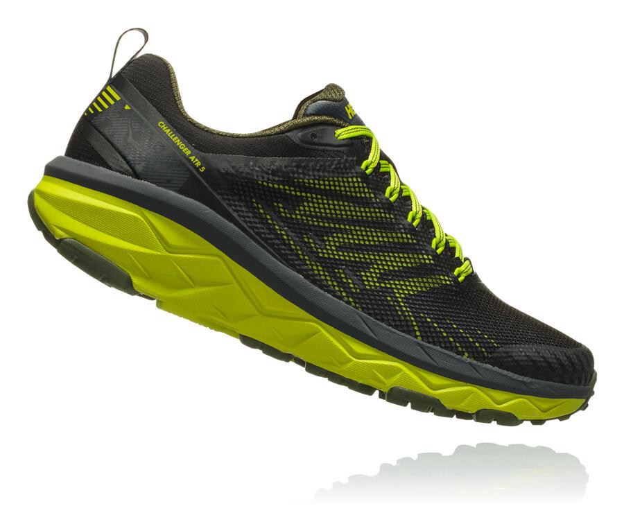 Chaussure Trail Hoka One One Challenger Atr 5 Homme - Noir/Vert - OUR-137584